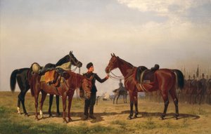 Conduttore di cavalli degli ulani da Emil Volkers